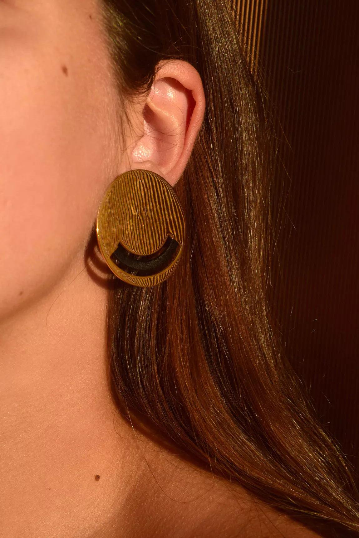 Boucles d'oreilles à clip - Madeya Bijoux